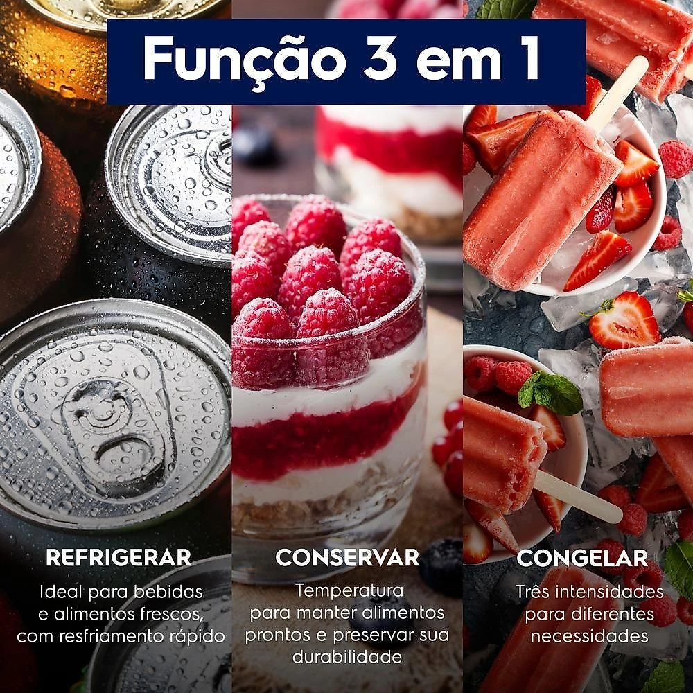 Freezer Horizontal Electrolux HB300 Degelo Manual 282L Inverter Turbo Freezer Branco Bivolt