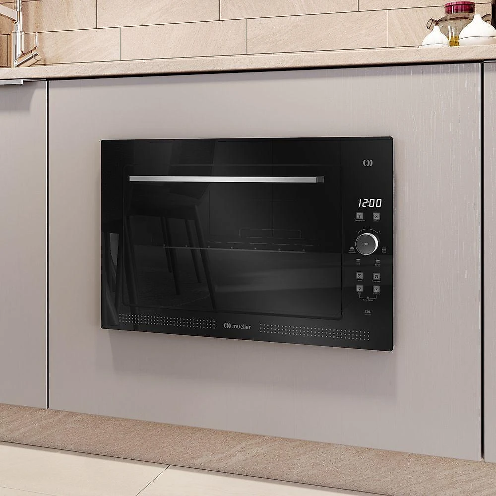 Forno Elétrico De Embutir Digital Mueller 50 Litros Preto MFE50L 110V