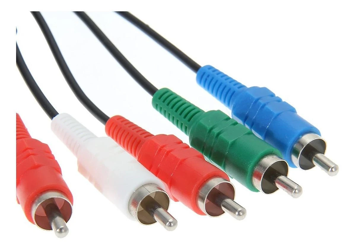 Miniatura Cabo De Vídeo Componente Para Playstation 2 Ps2 Ps3 Hd Rca