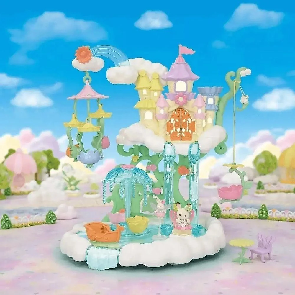 Brinquedo Castelo Flutuante das Fadas 5815 com Plataformas Móveis Branco Epoch