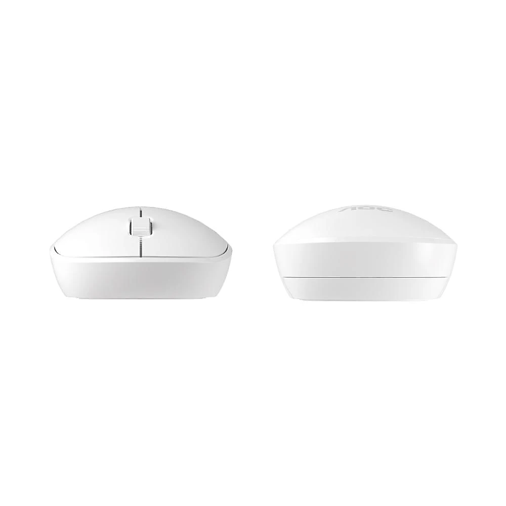 Mouse Óptico Sem Fio Wireless 2.4 Ghz 1600 DPI - Branco - AOC