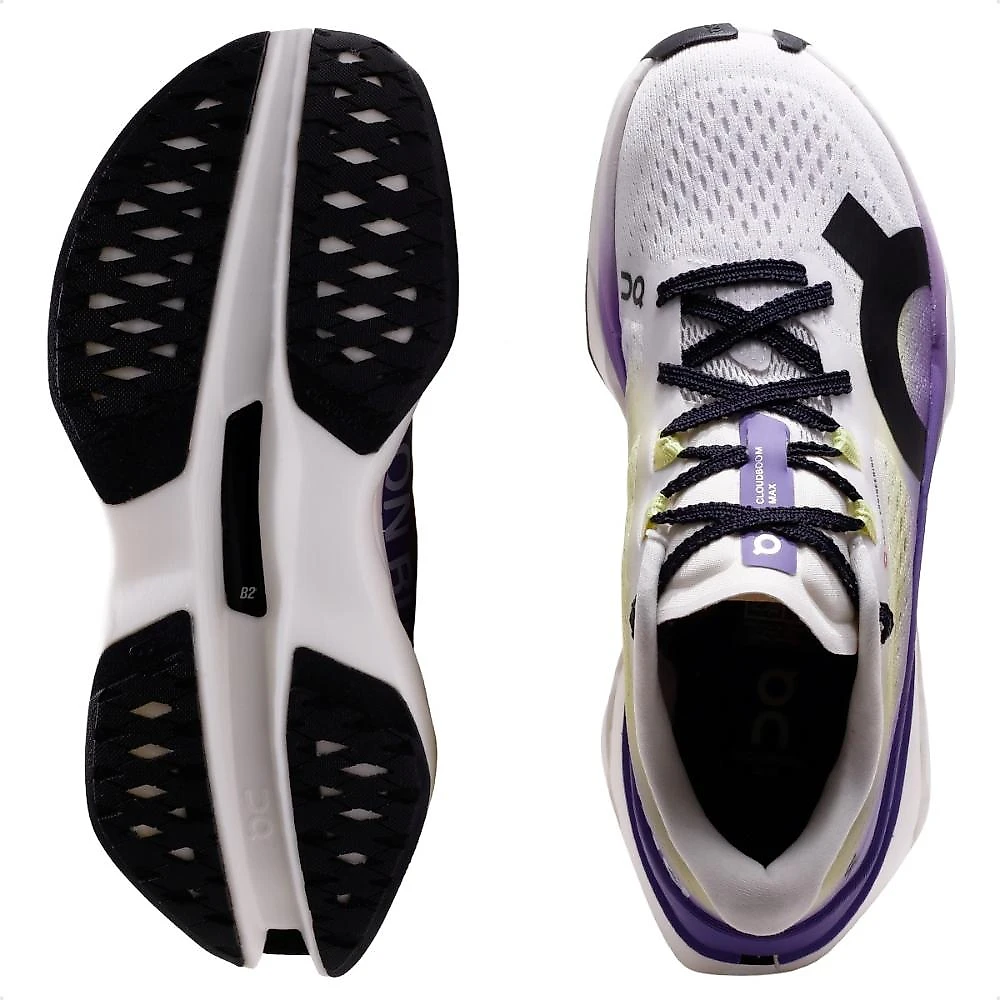 Tênis On Running Cloudboom Max Feminino Branco / Roxo - 34