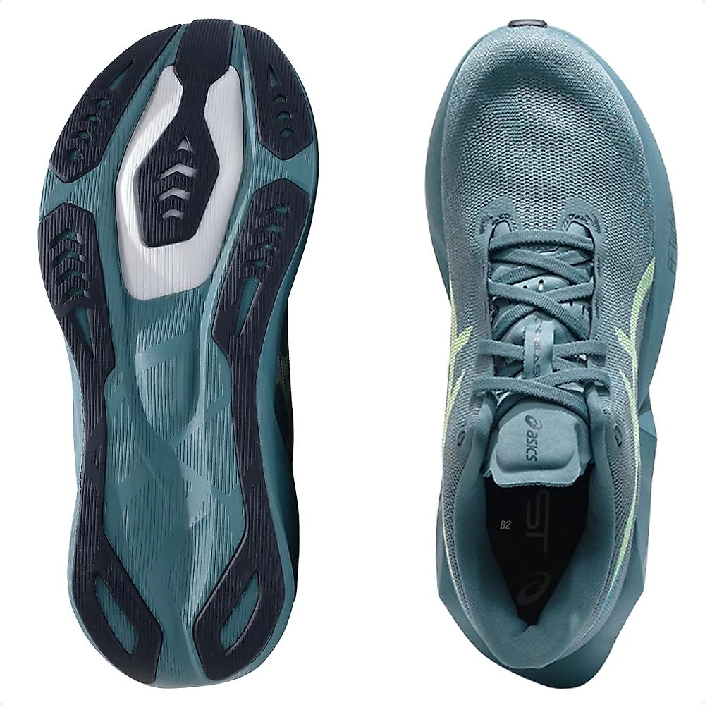 Tênis Asics Novablast 6 Masculino Azul / Verde - 38