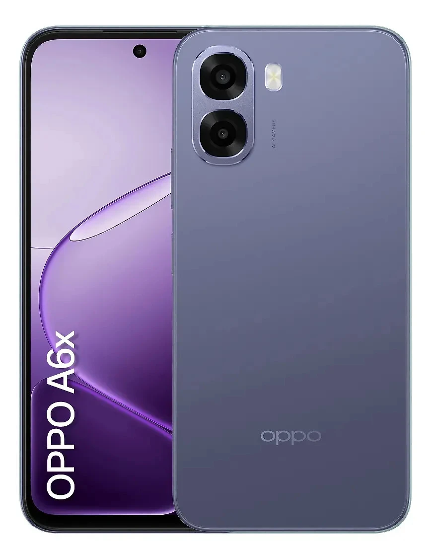 Smartphone OPPO A6x 128GB 12GB RAM (4GB + 8GB RAM Virtual) Bateria Gigante 6500 mAh Câmera AI NFC