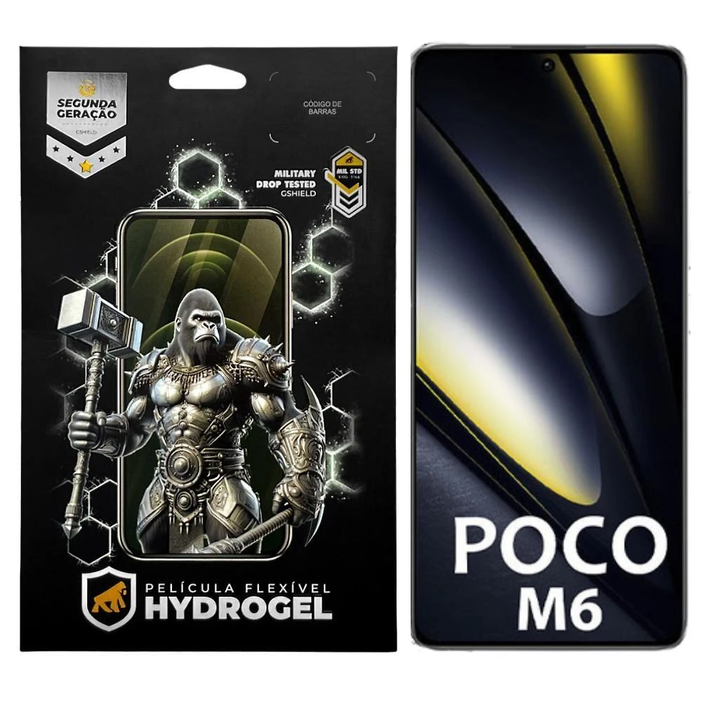 Película Para Xiaomi Poco M6 - Hydrogel Gamer Fosca - Gshield