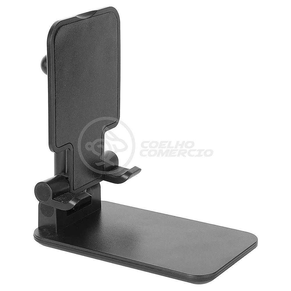 Suporte Para Celular De Mesa Ajustável Preto