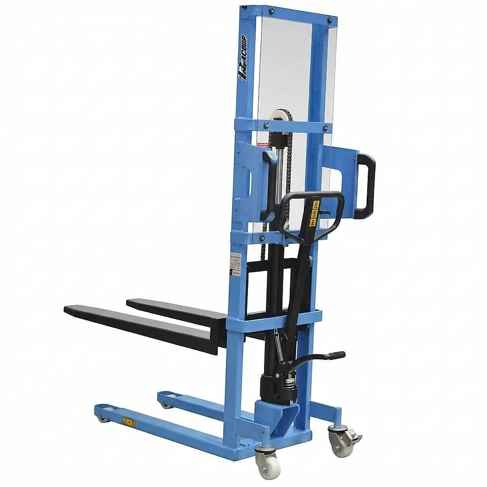 Empilhadeira Manual PM 516 Capacidade de Carga 500kg Elevacao Maxima 1.600mm Paletrans