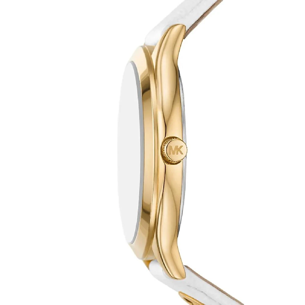 Relógio Michael Kors Slim Runway MK7544/0BN Branco