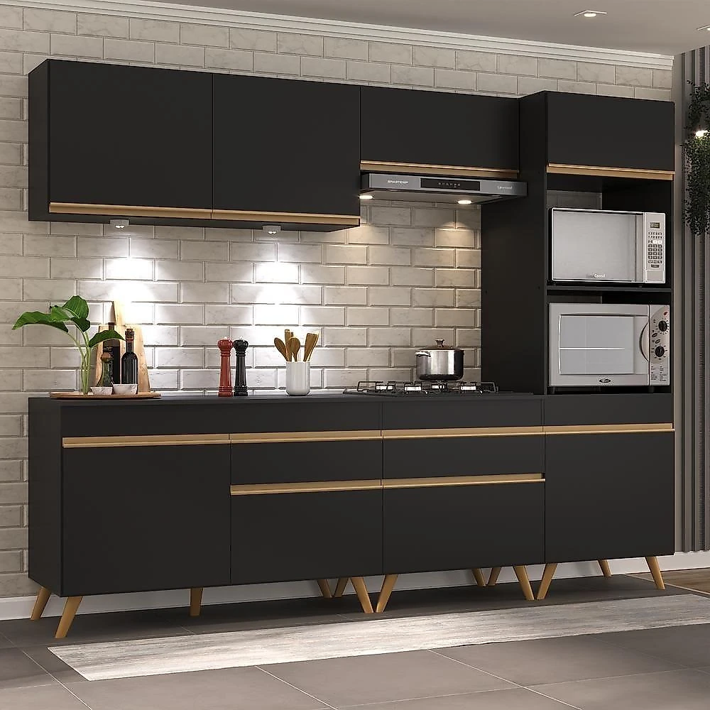 Cozinha Completa 5 Peças Com Leds Mp2035 Veneza Up