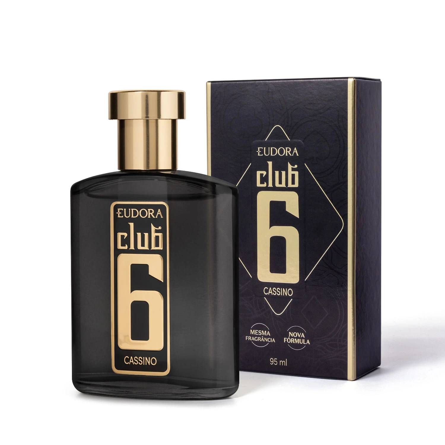 Miniatura Eudora Club 6 Cassino Desodorante Colônia 95ml