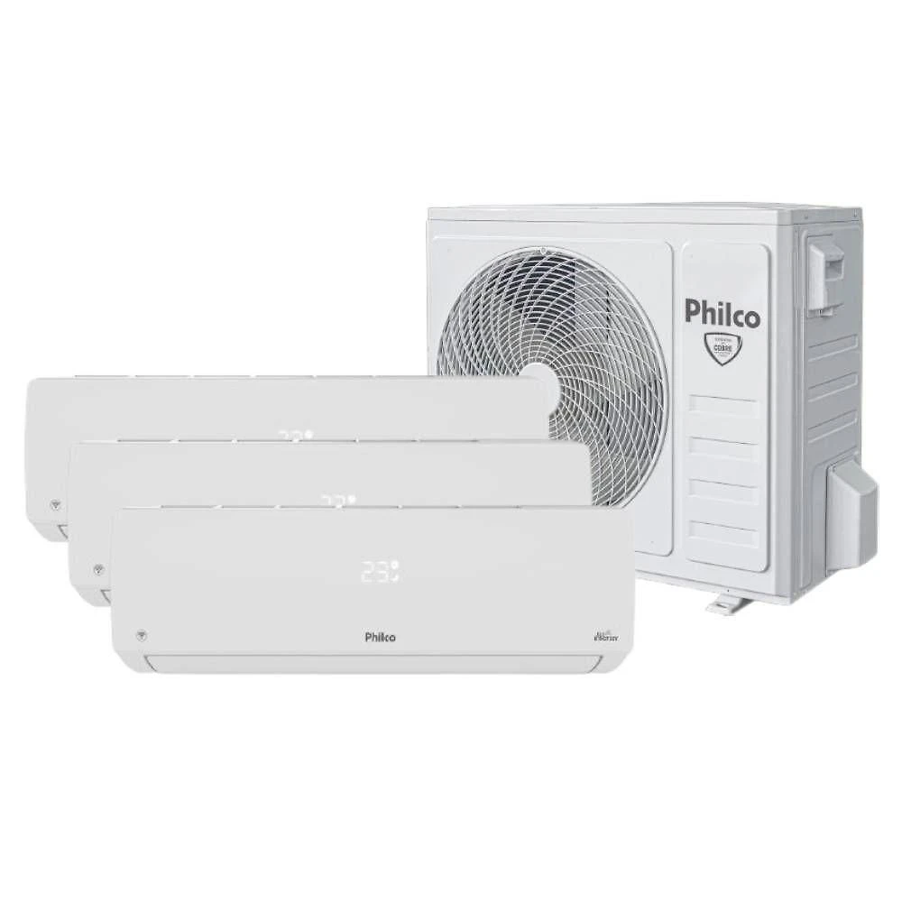 Ar condicionado tri split philco 32000 btus (hw 3x12k) quente e frio inverter 220v r32 pac32qv