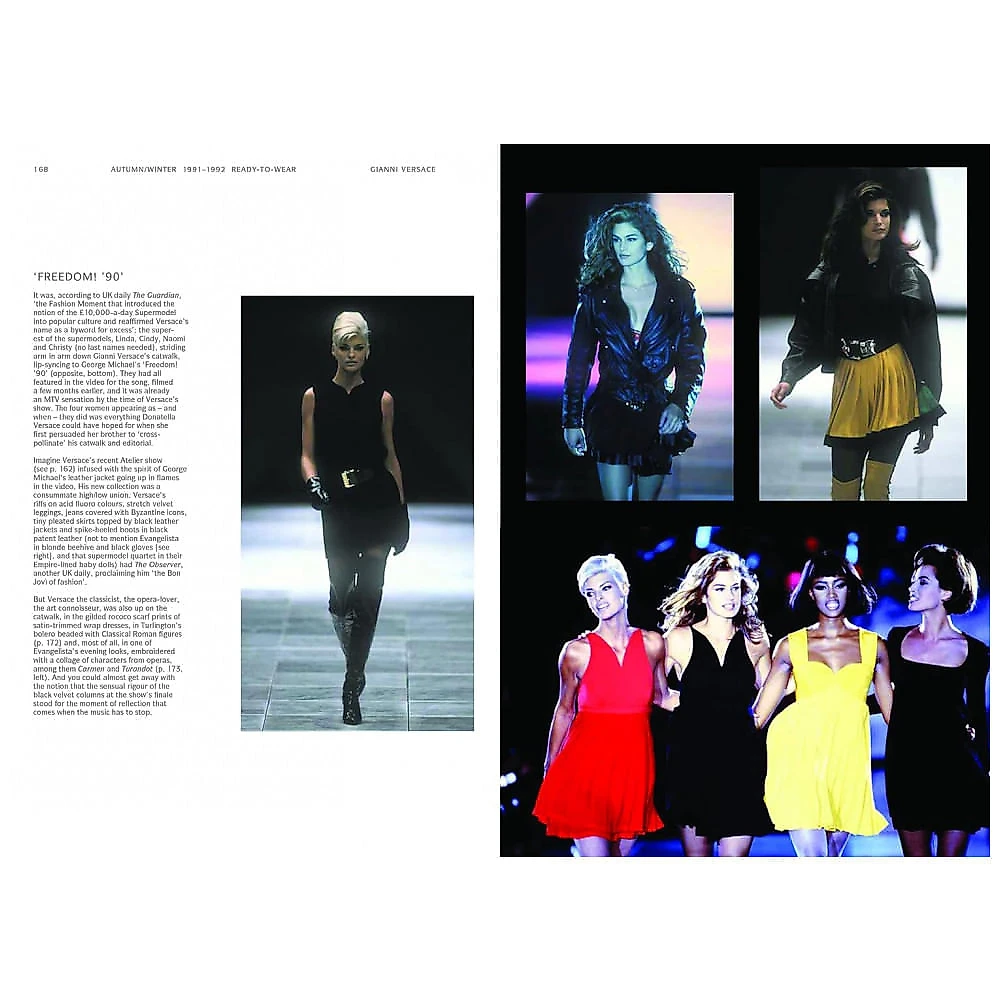 Versace As Coleções Completas Passarela, Capa Dura em Inglês, 632 Paginas, Dourado