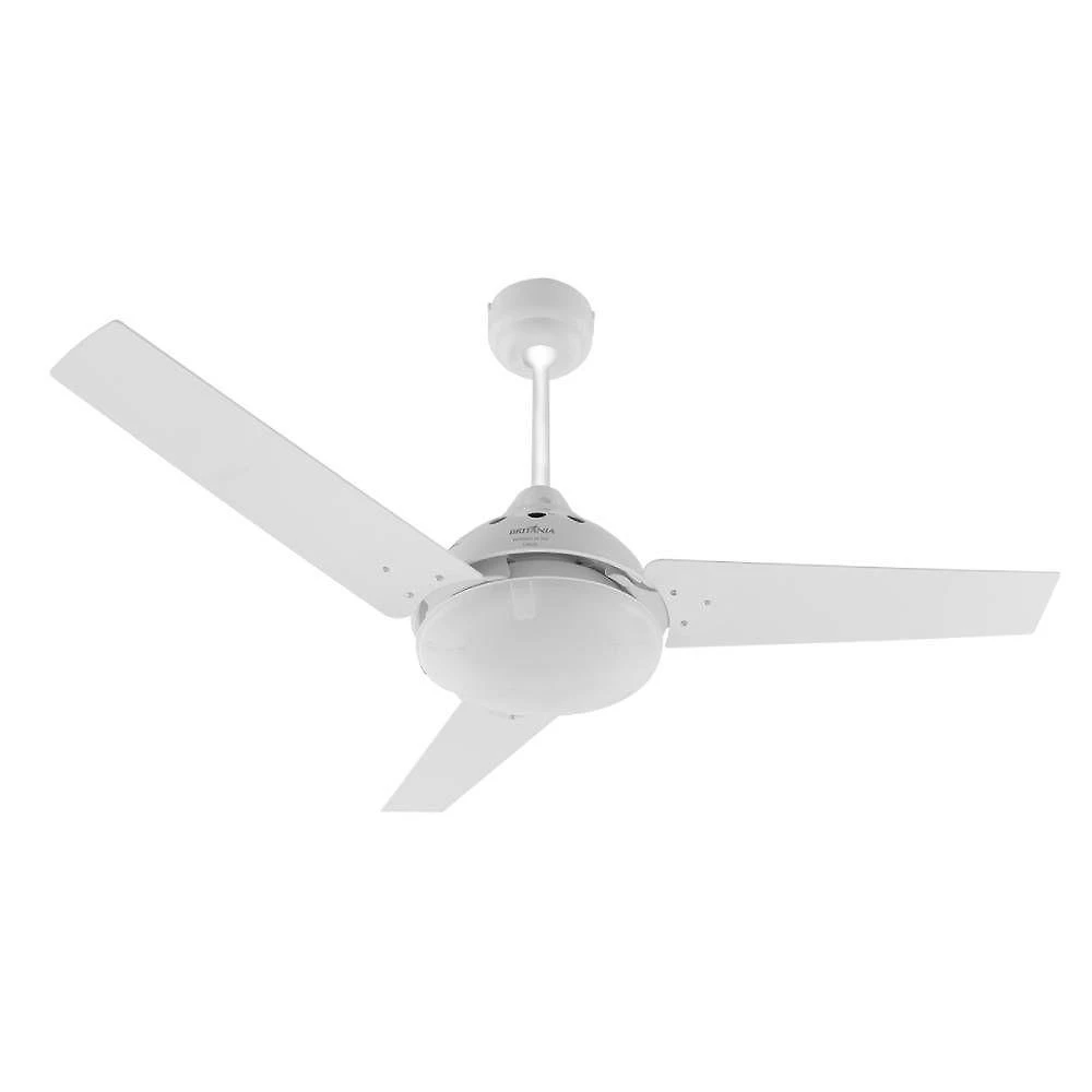 Ventilador de teto britânia 131w 3 pás 3 velocidades branco cancun 110v