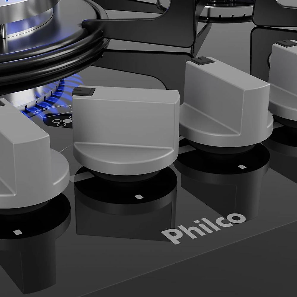 Cooktop A Gás Philco 5 Queimadores Cook Chef Bisotê Bivolt