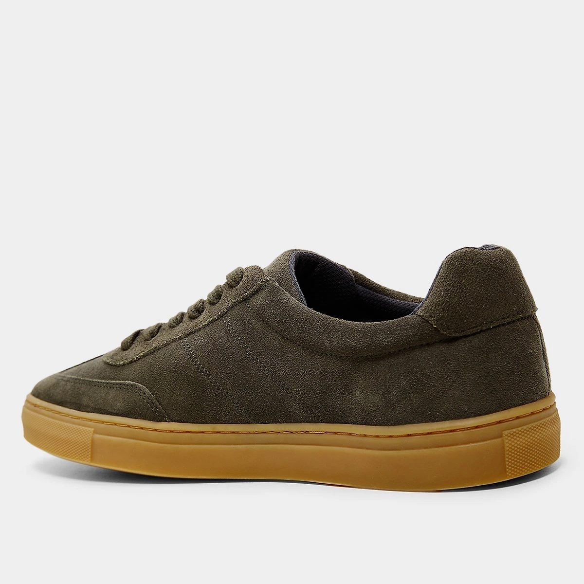 Miniatura Tênis Calvin Klein Project Camurça Masculino Verde Militar - 37