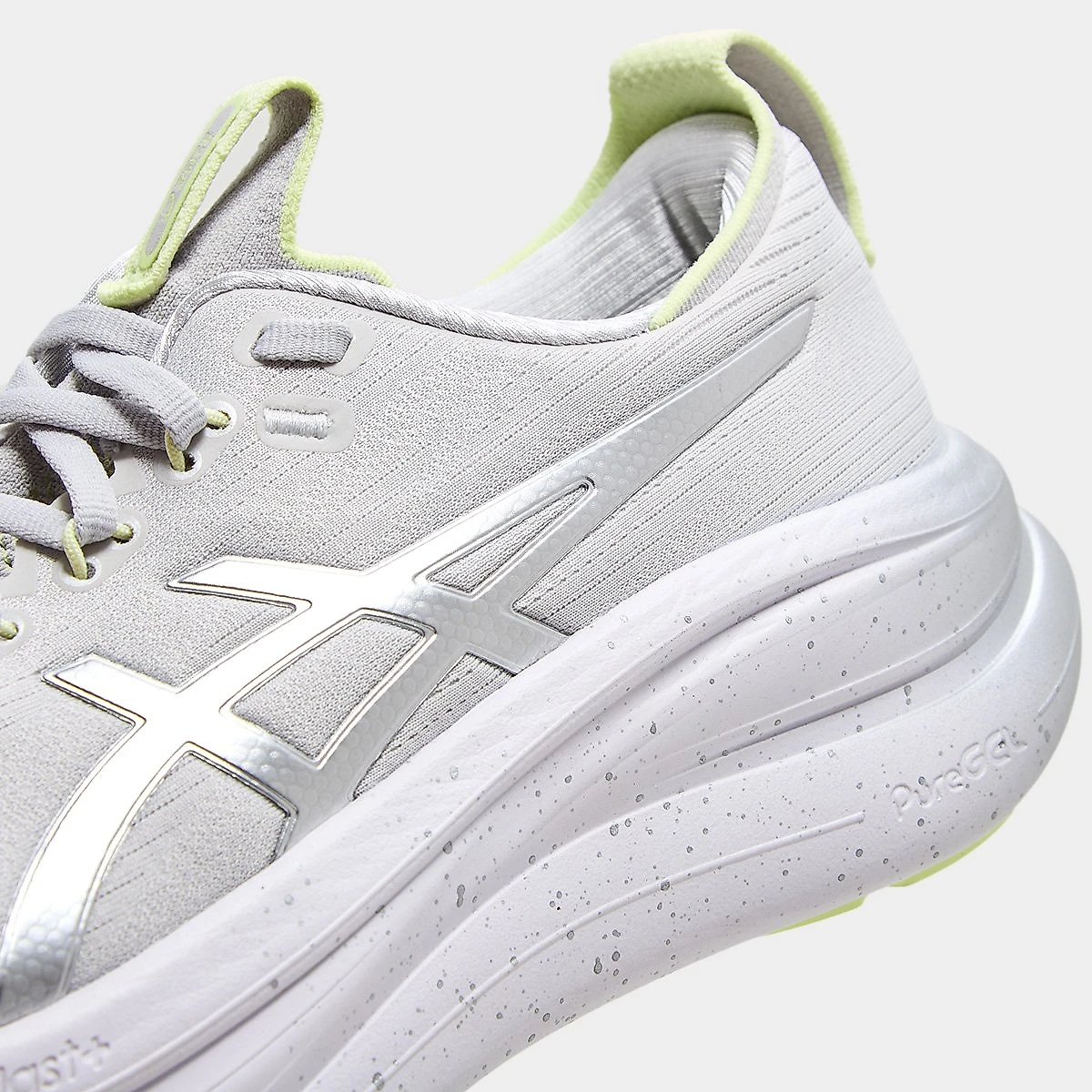 Tênis Asics Nimbus 28 Masculino Prata+Verde - 39