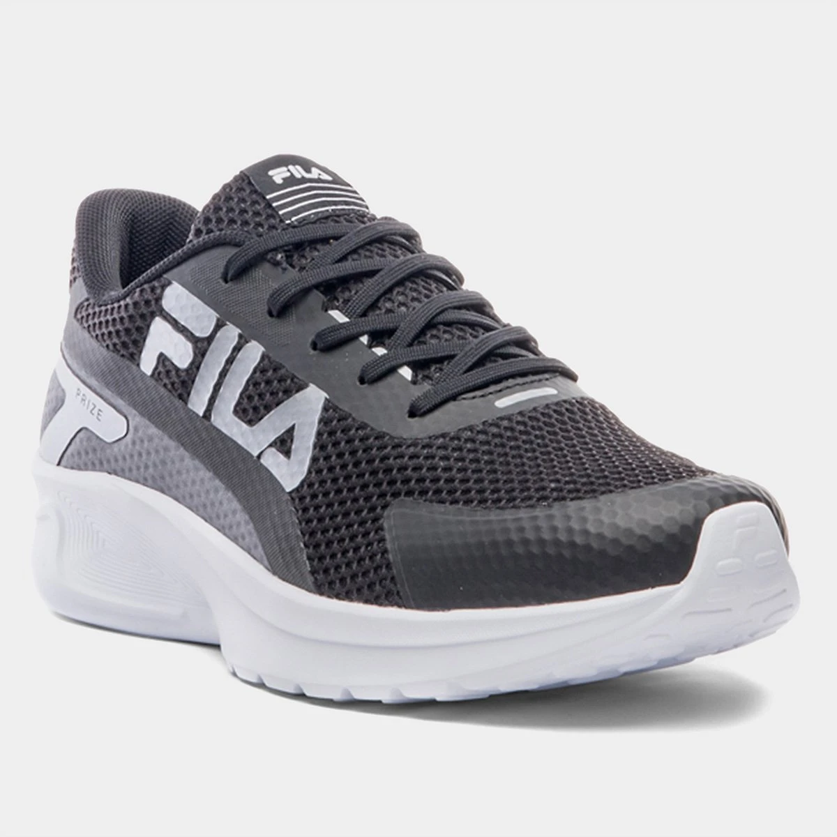Miniatura Tenis Fila Prize Feminino Preto+Grafite - 34