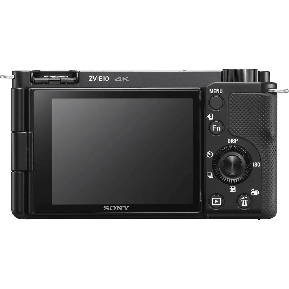 Câmera Sony ZV-E10 Mirrorless 4K com Lente 16-50mm (Preta)