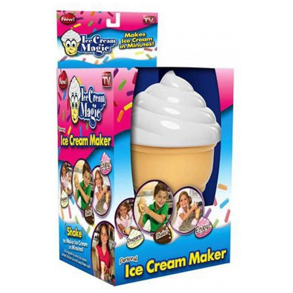 Idea Village Ice Cream Magic - Máquina de Sorvete Pessoal Rápida e Fácil para Casa