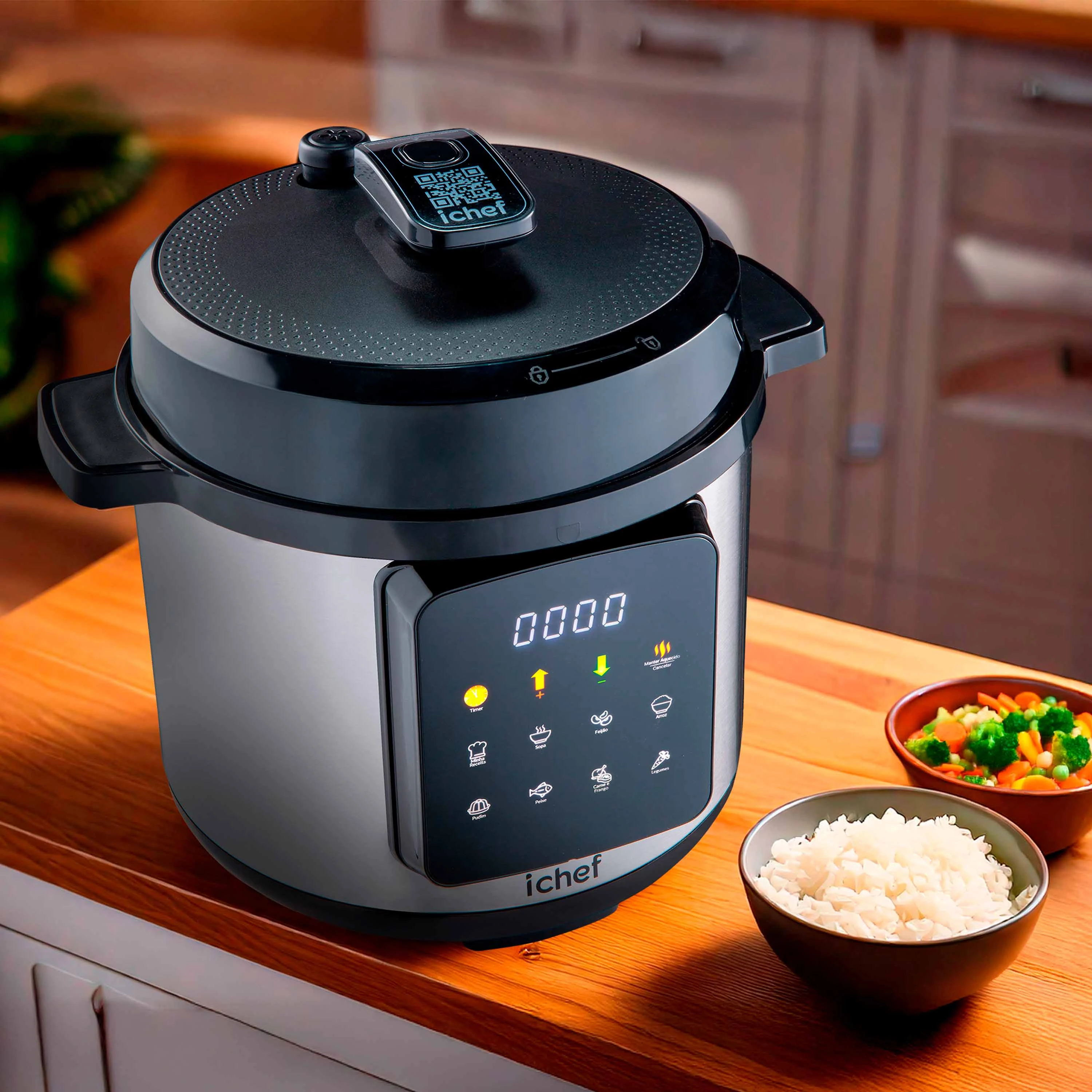 Panela de Pressão Elétrica Ichef Master Cooker 6L | 127V