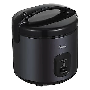 Panela de Arroz Elétrica Midea 5L Revestimento Blackstone e Bandeja a Vapor Preta 110V