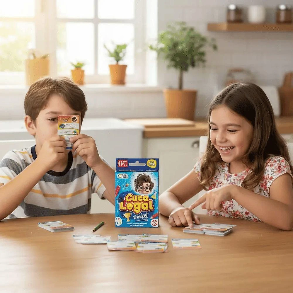 Jogo de Cartas Cuca Legal Pocket 220 Perguntas Pais & Filhos