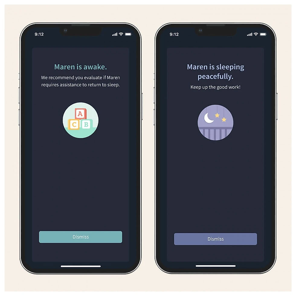 Baba Eletrônica Câmera HD com Treinador de Sono Digital e Prompts de Assistência ao Sono, Owlet, Branca