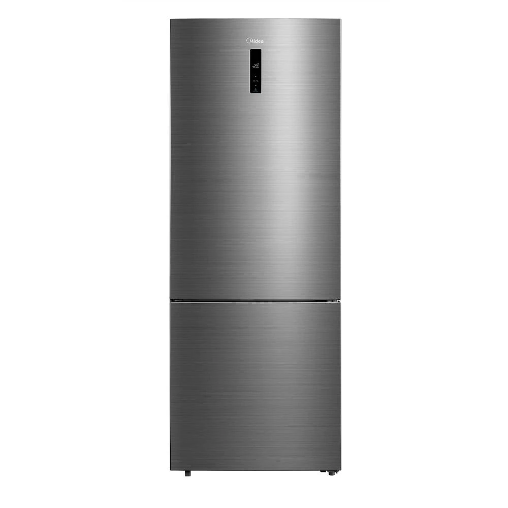 Geladeira frost free inverse midea 416l inverter flexi-volt inox bivolt