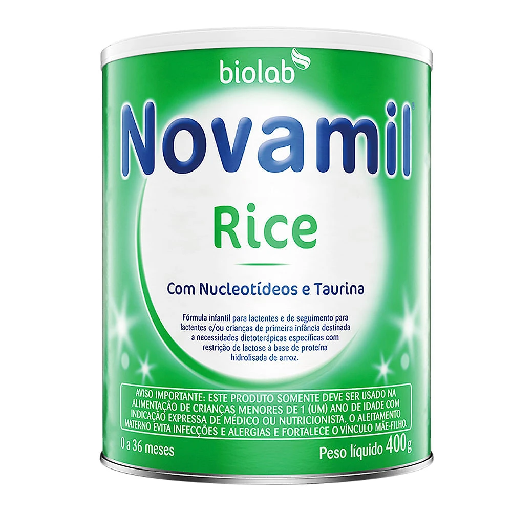 Novamil Rice Fórmula Infantil para Lactentes 400g