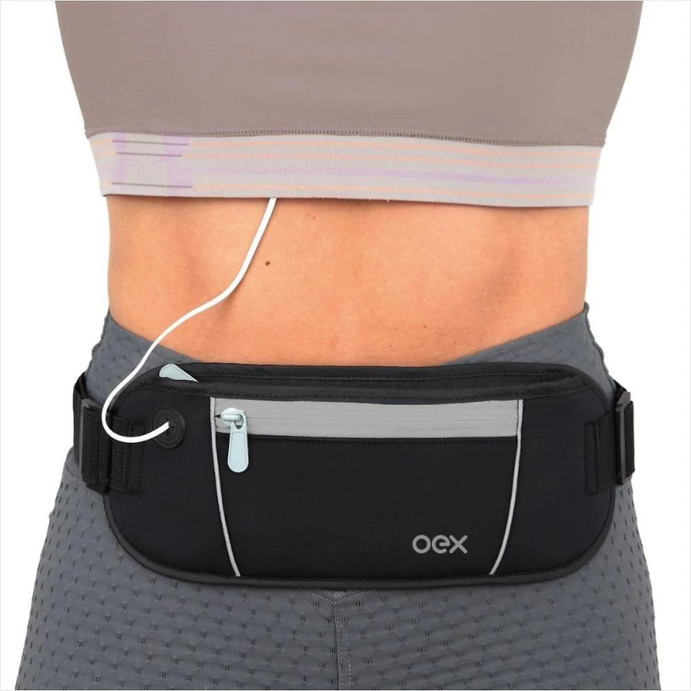 Pochete em neoprene oex sport move po200 - preto e cinza