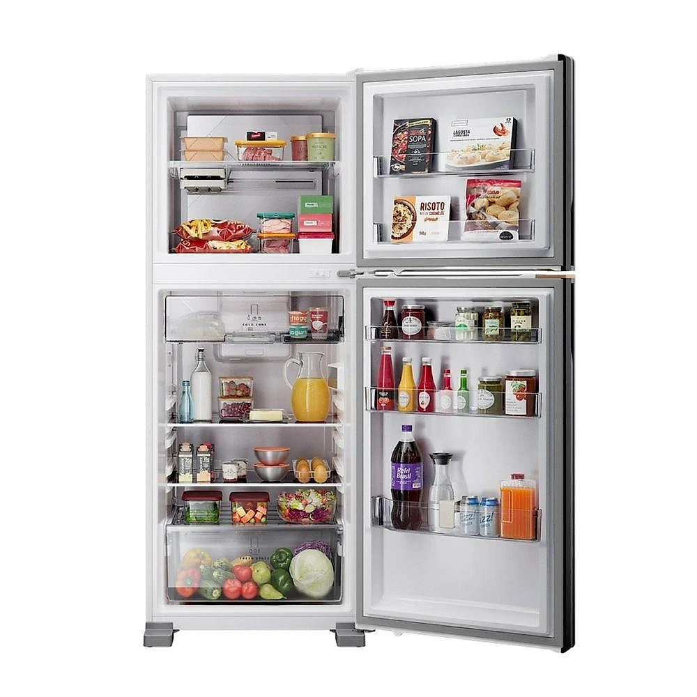 Geladeira Brastemp Duplex Frost Free Inverter 476L Smart Cold BRM60ABXNA Branca Bivolt