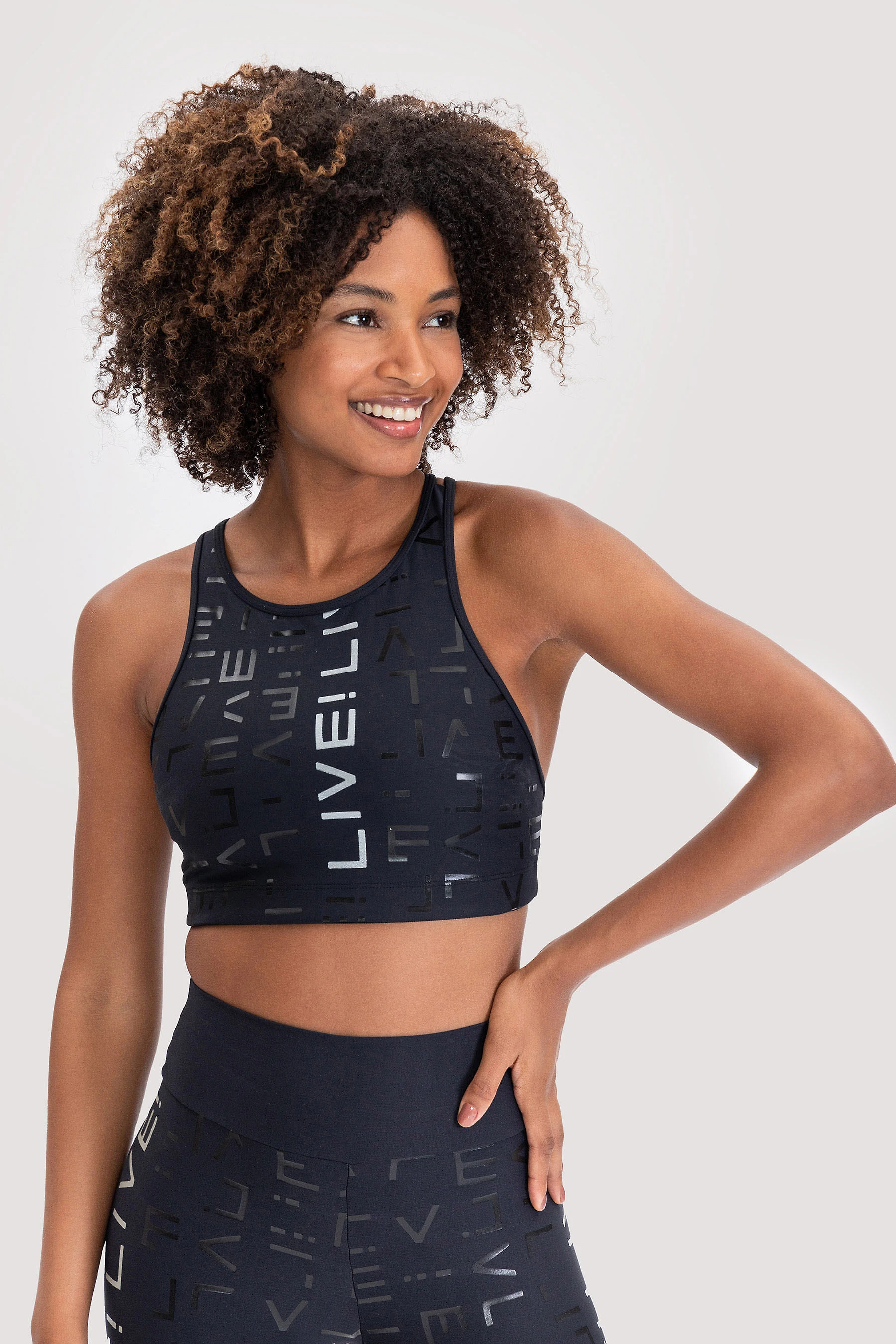 Top Halter LIVE! Icon Lux - Preto - LIVE!