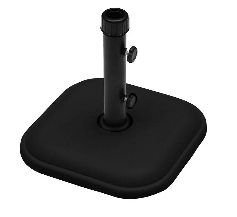 Base ombrellone em concreto quadrada 11kg preto - bel lazer