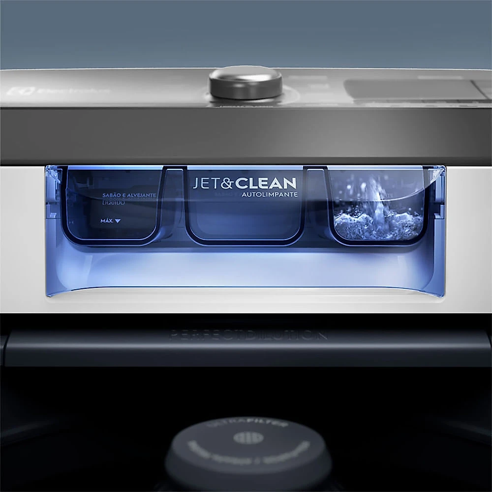 Máquina de Lavar LEE18 18kg Efficient com Cesto Inox e Jet Clean Electrolux Branco - 110V
