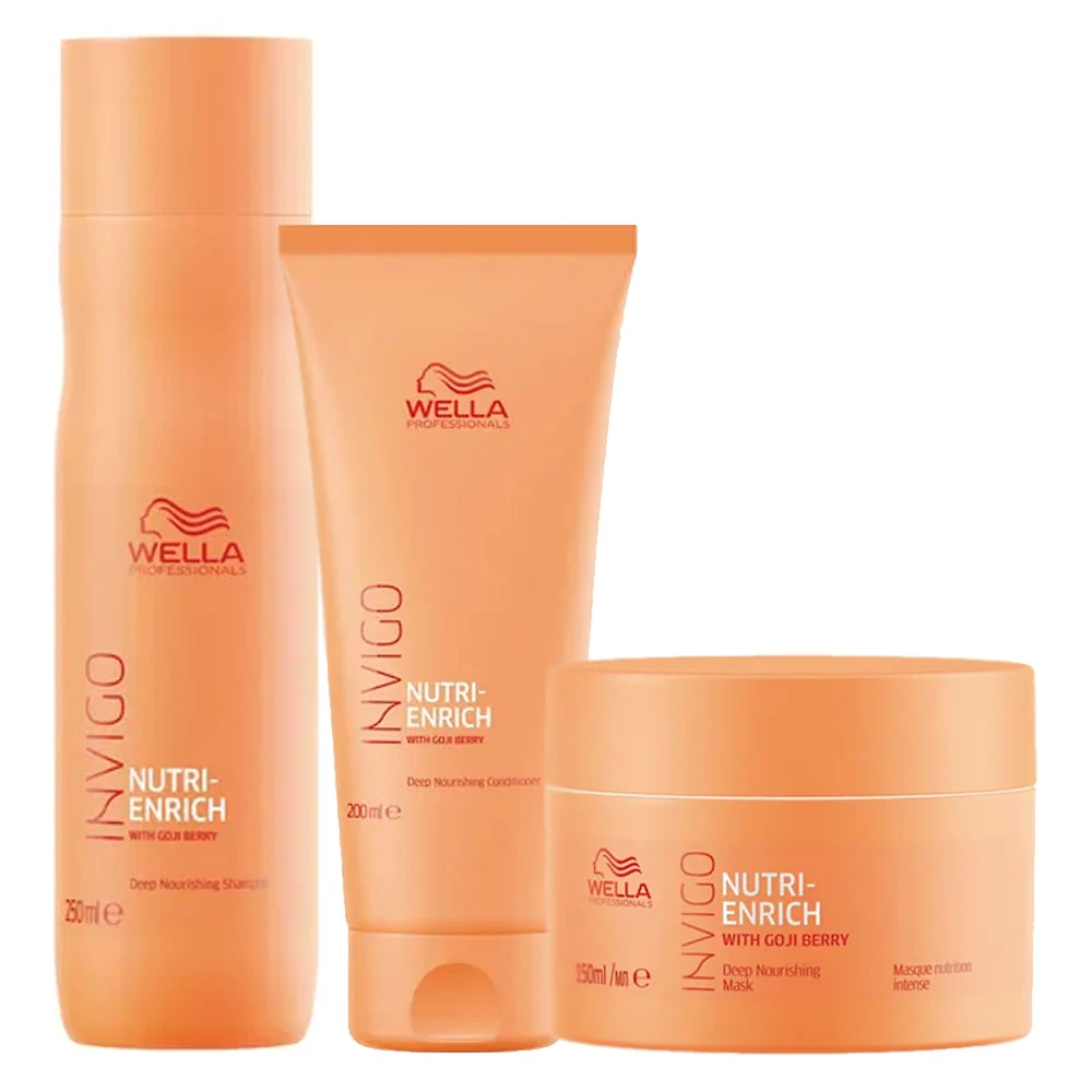 Wella Professionals Invigo Nutri-Enrich Kit - Shampoo + Condicionador + Máscara