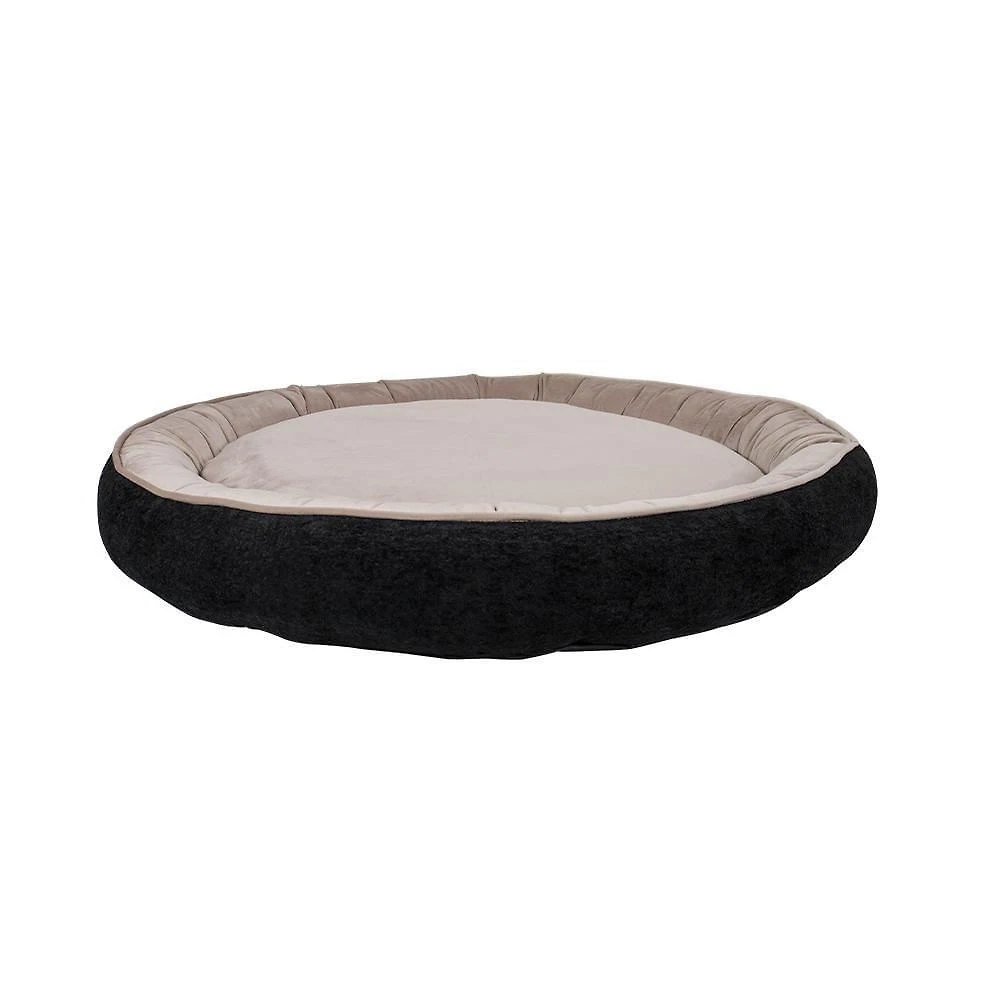 Cama Pet Comfy Preto-rosa 90x90x20cm