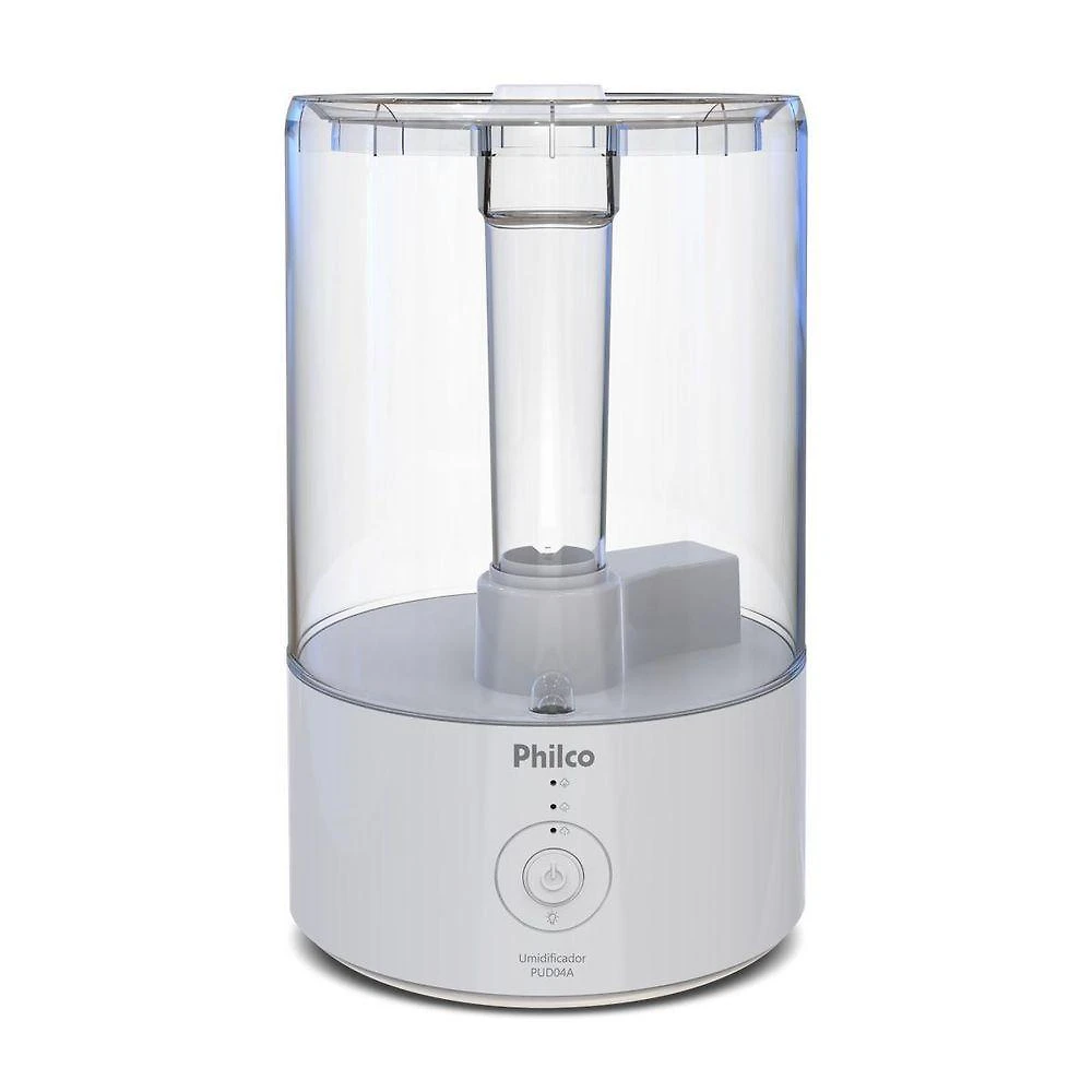 Umidificador 3 em 1 PUD04A Philco 4,2L com Aromaterapia Filtro Anticalcário Branco Bivolt 22CM