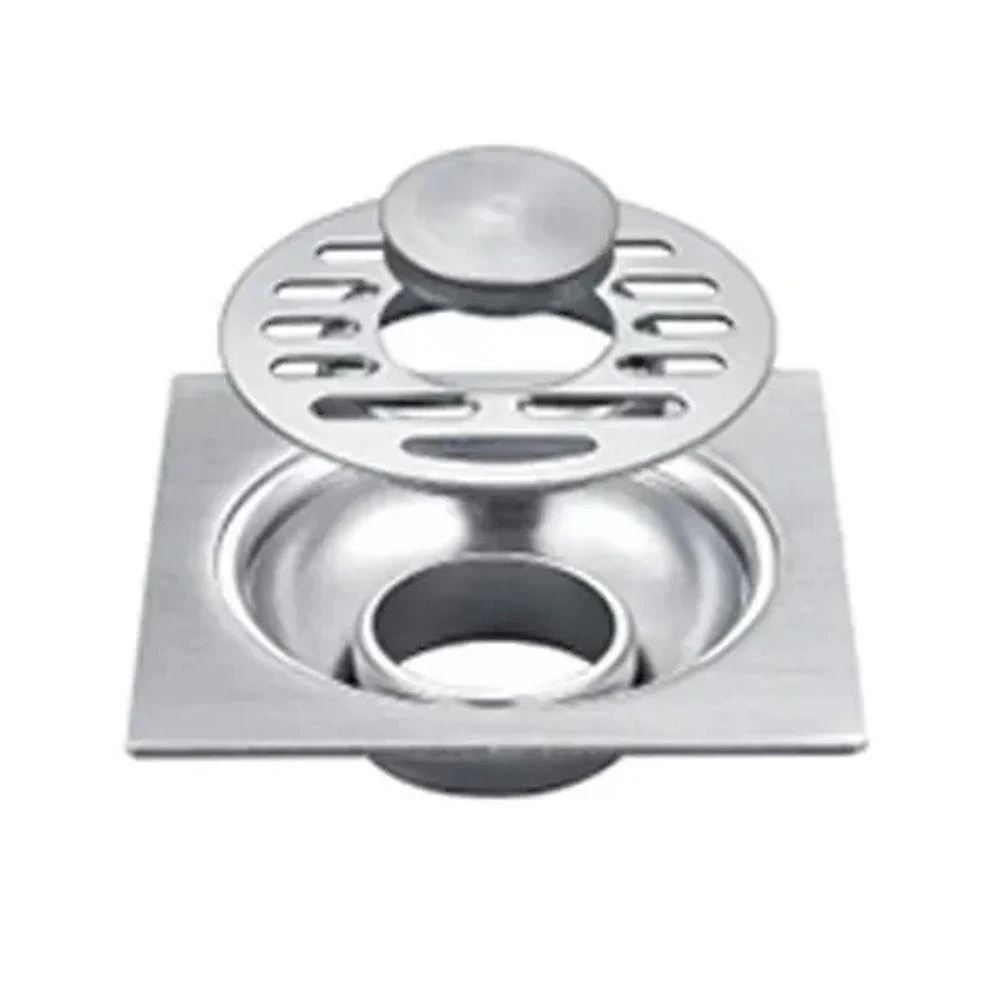 Kit 2 Ralos Inox 10x10 BSL3594 Banheiro Lavabo Anti Corrosão Braslu webcontinental-7793345766573