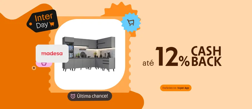 Loja Madesa com até 12% de cashback