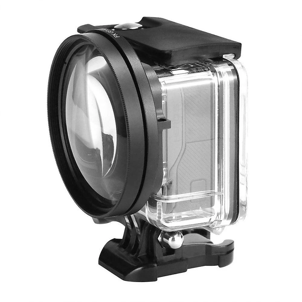 Lente Macro 10X 58mm para Caixa Estanque GoPro 7/6/5 Black