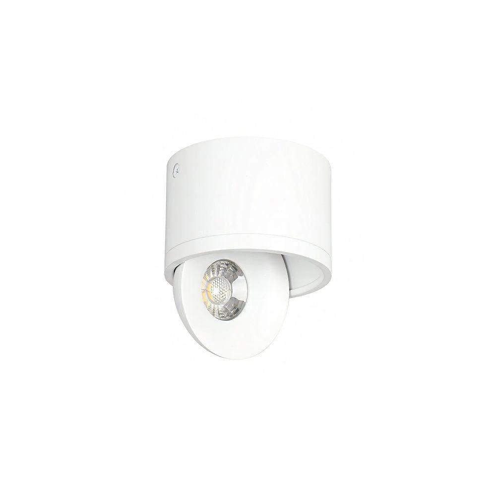 Spot de Sobrepor LED Glyn 7W Alto IRC 97 3000K Branco Astraled