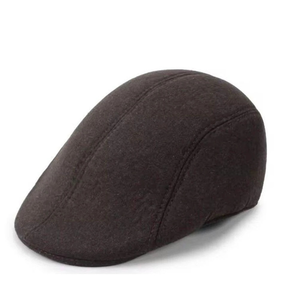 Boina Masculina OEM Italiana Shelby Peaky B2 em Poliéster Ajustável 55 a 60 cm Marrom