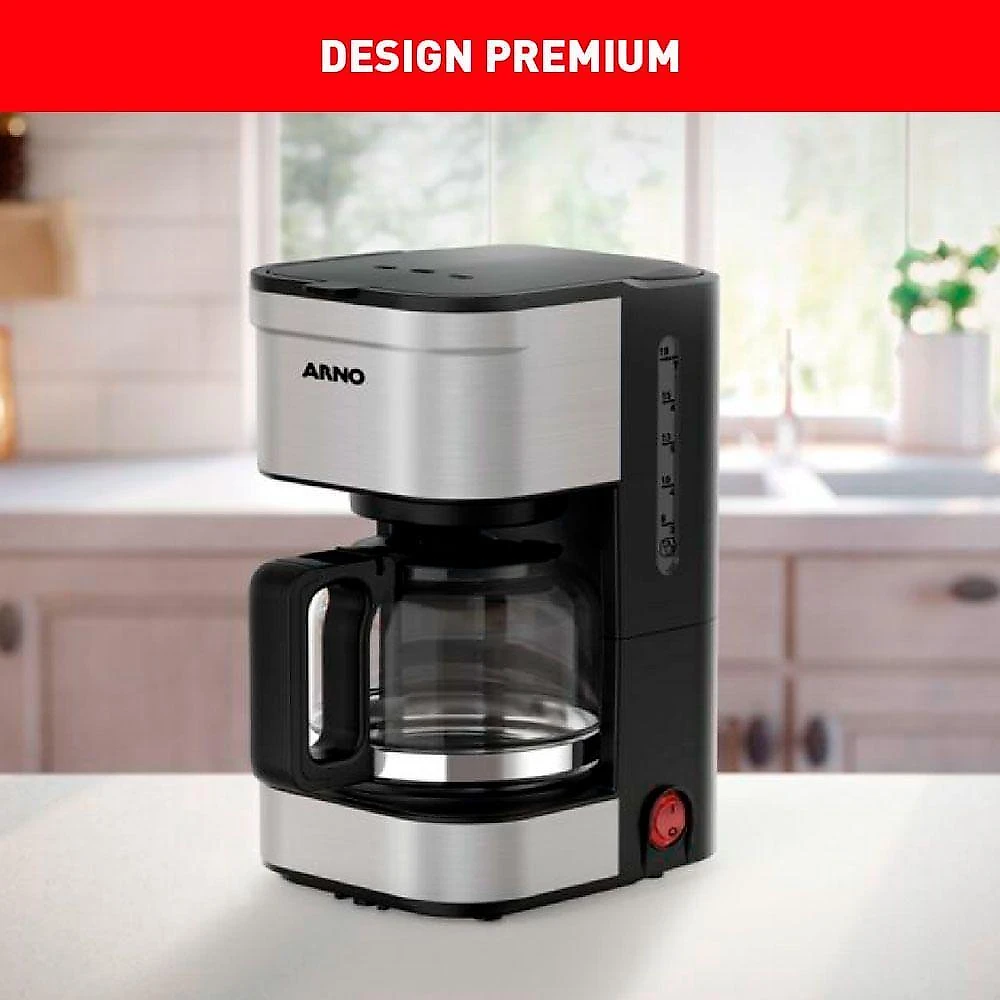 Cafeteira Elétrica Arno Preferita Inox CFPF 110V