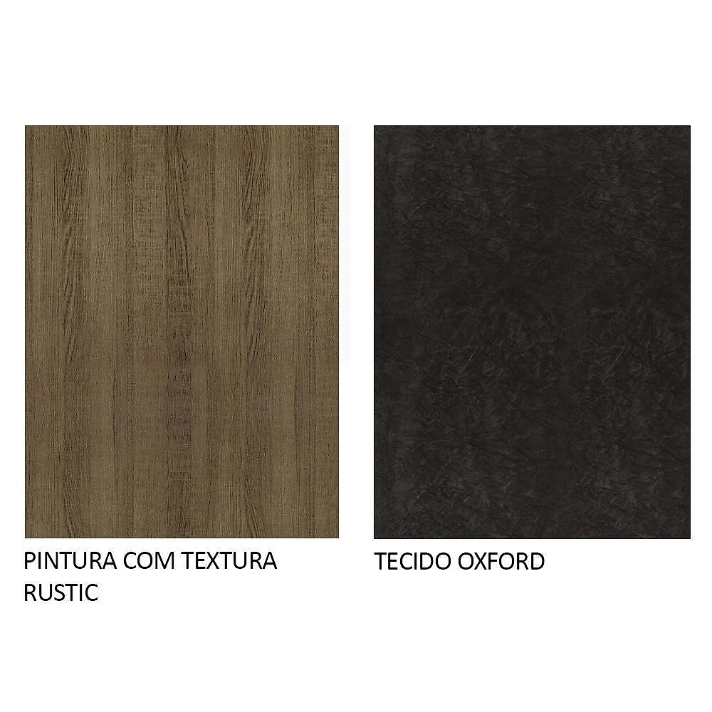 Kit 4 cadeiras de jantar 4255 rustic/oxford madesa