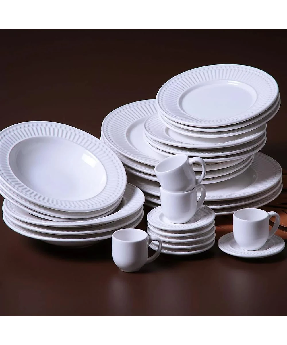 Aparelho de Jantar 20 Peças Porto Brasil Roma Branco
