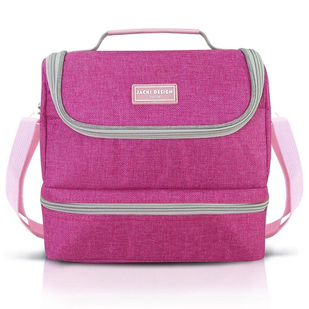 Lancheira Térmica Com 2 Compartimentos Jacki Design Pink Pink
