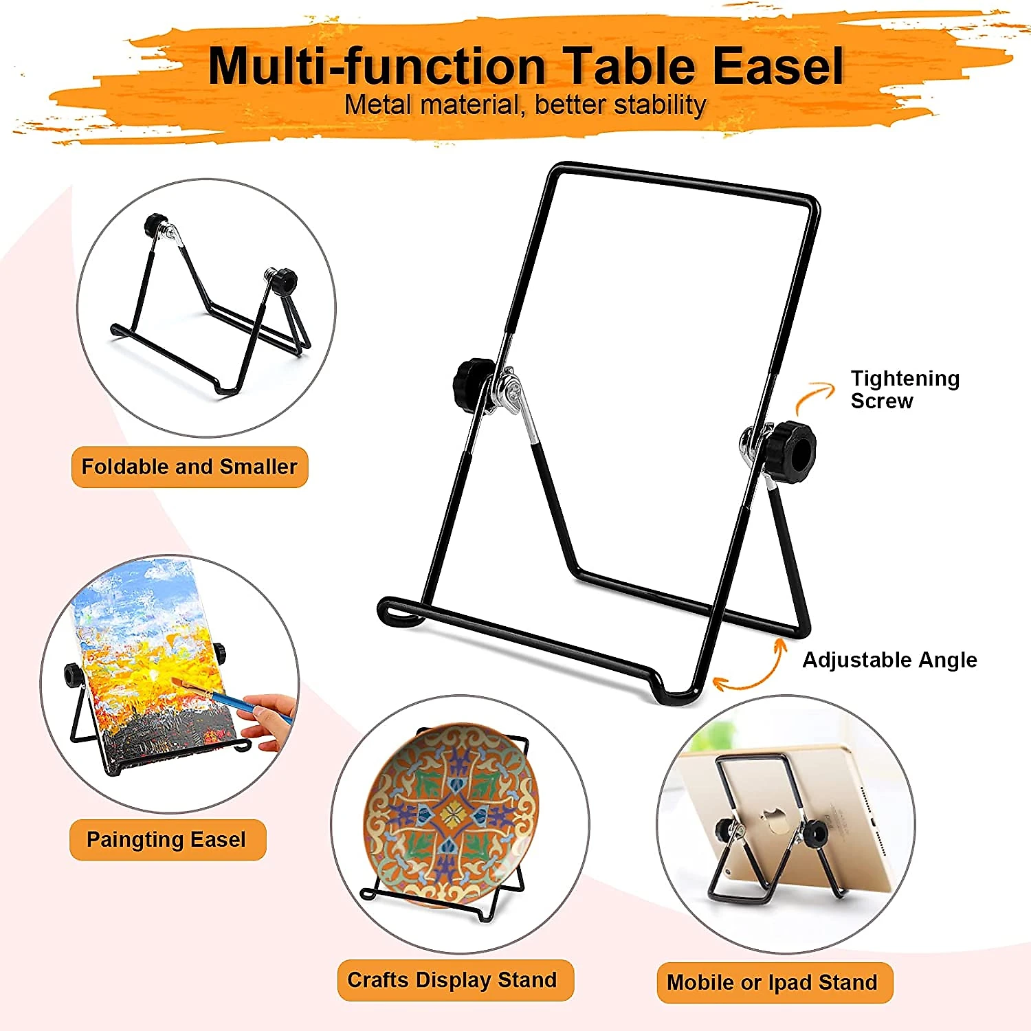 Inburit IB28ART Kit de Pintura Conjunto Artístico com 28 Peças Inclui 12 Tintas