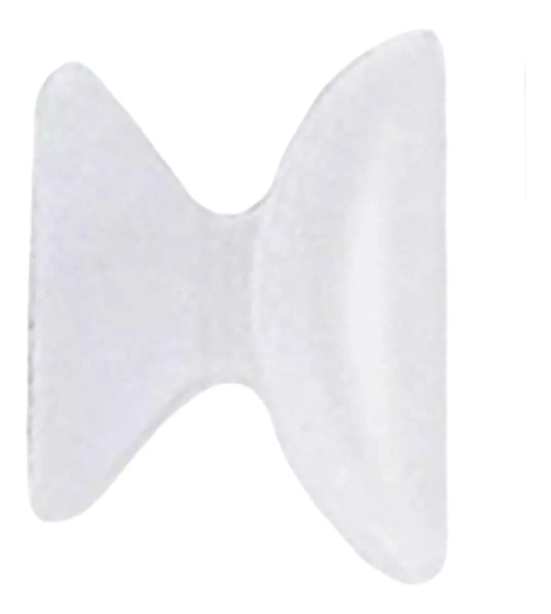Plaqueta Silicone Acetato Óculos Preta Lua 3,5mm