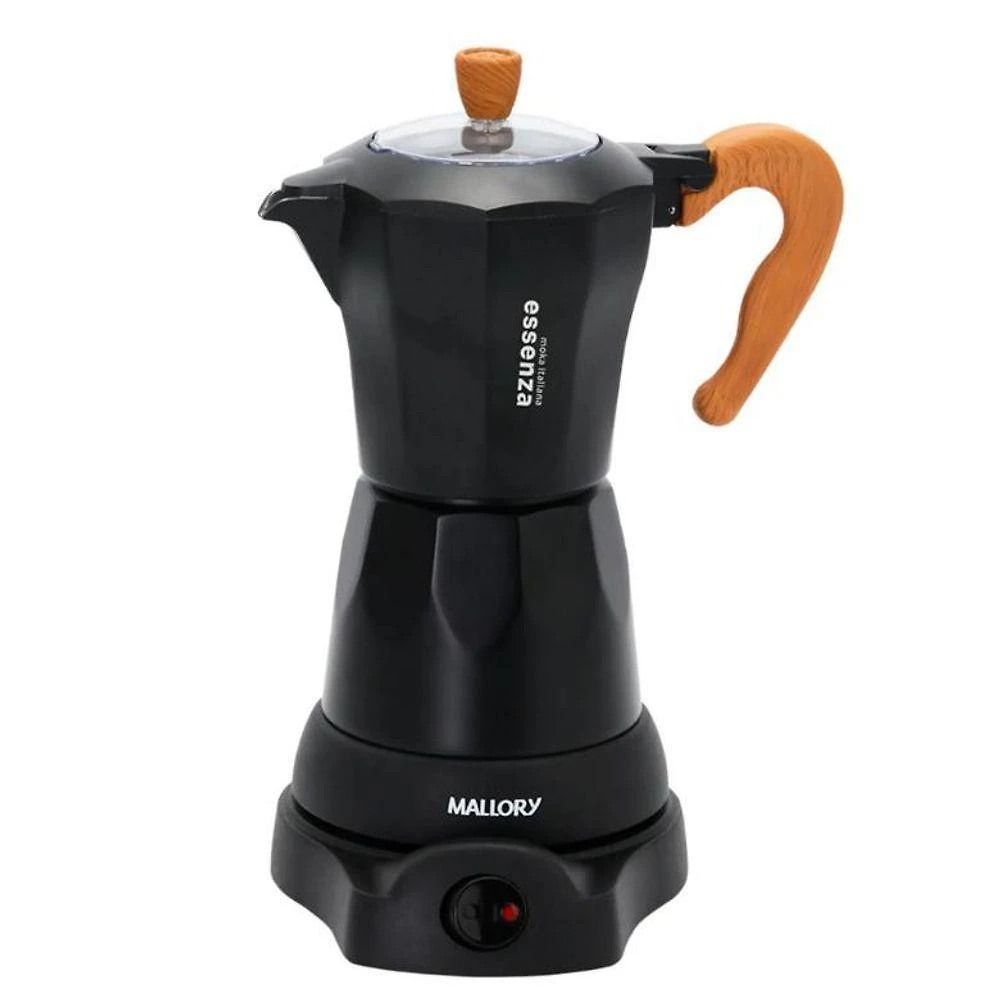 Cafeteira Italiana Elétrica Mallory Essenza 5 Xícaras Preto 220V