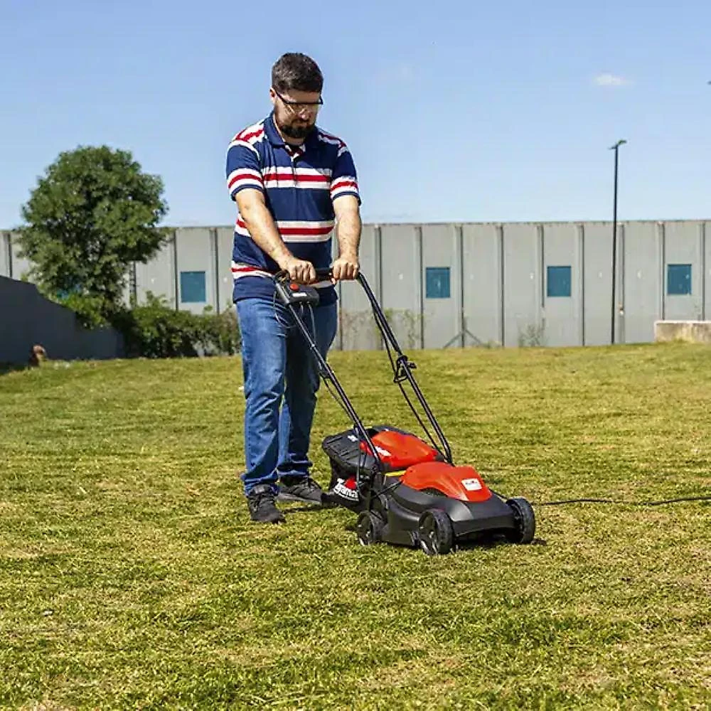 Cortador grama elétrico toyama tlm320e1-x 1000w 127v 32cm
